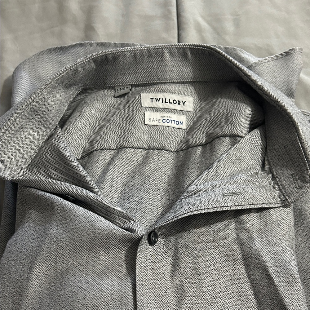 Twillory Men's Gray Dress Shirt